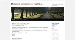 Desktop Screenshot of choisirsonaspirateur.info